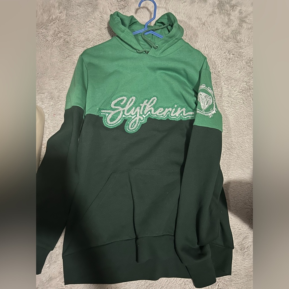 Green Harry Potter Slytherin Hoodie.